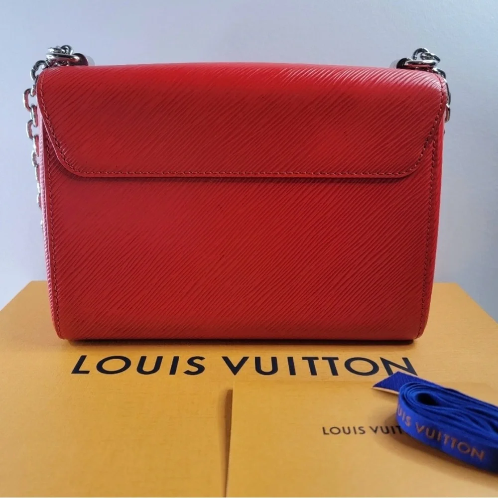 Louis Vuitton Twist Epi Leather Scarlet Crossbody Bag Full Inclusion (Box/Dusty) - Picture 3 of 17